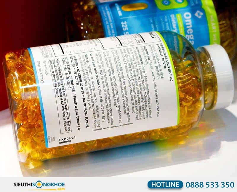omega 3-6-9 của mỹ 325 viên