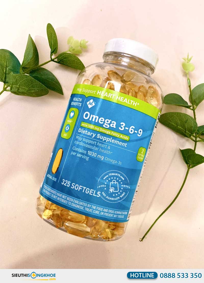 omega 3-6-9 của mỹ ngày uống mấy viên