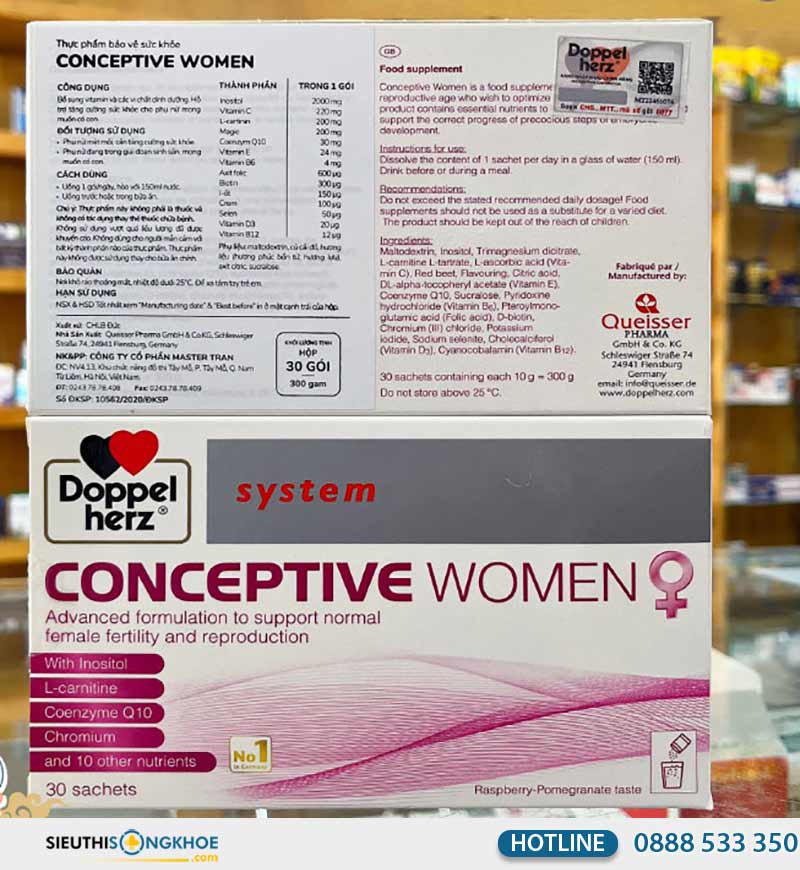 conceptive women giá bao nhiêu