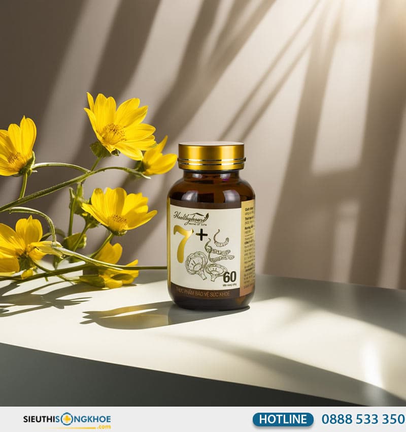 đông trùng linh chi 7+ healthcare