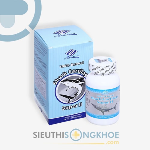 Shark Cartilage Super II Hỗ Trợ Phục Hồi & Bảo Vệ Xương Khớp Hộp 100 Viên