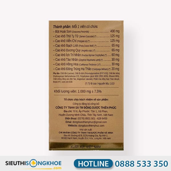 Thasucavn Extra Hỗ Trợ Phục Hồi Chức Năng Thận Hộp 30 Viên & Hộp 150 Viên