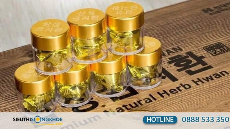 Cách dùng An Cung Ngưu Hoàng Hoàn Samsung Gum Jee Hwan