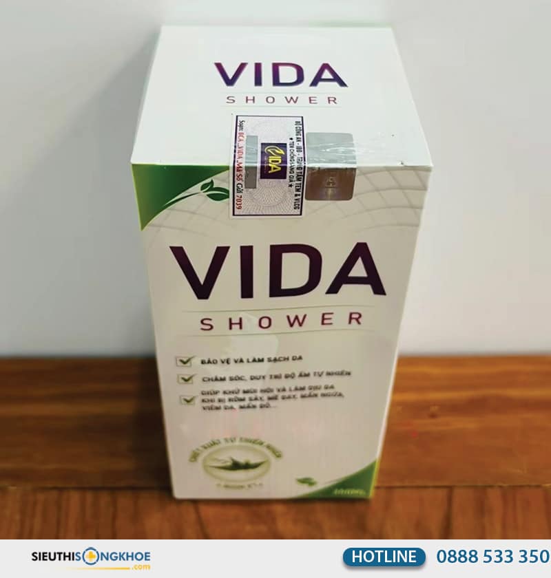 vida nano shower trị viêm da