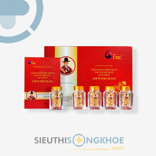 Viên Hoàn Bổ Thận Tráng Dương Genmen Hỗ Trợ Cải Thiện Các Triệu Chứng Yếu Sinh Lý Nam Giới Chai 49 Viên