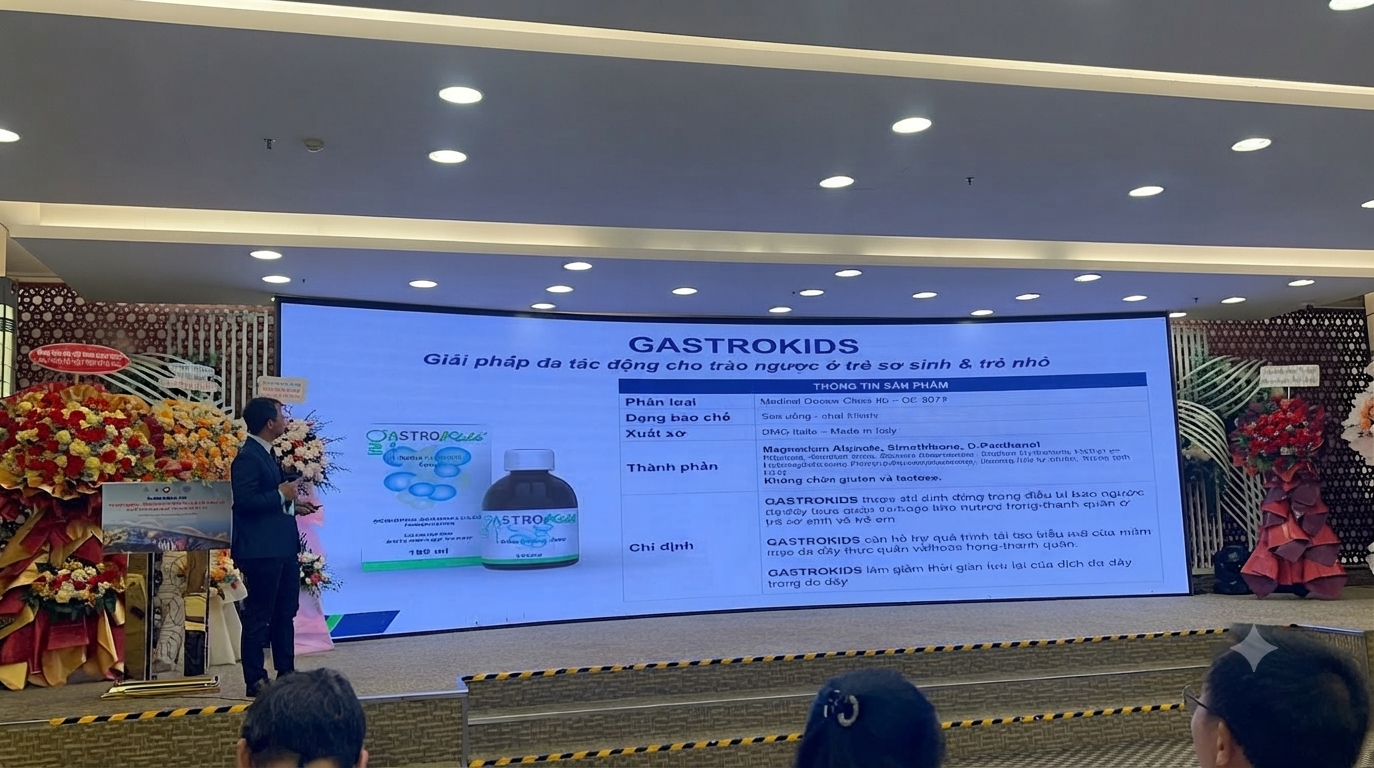 Gastrokids là một trong những sản phẩm ứng dụng giải pháp cơ học trong hỗ trợ kiểm soát trào ngược ở trẻ sơ sinh và trẻ nhỏ