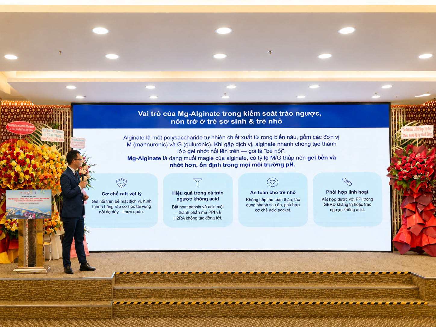 BSCKII Phạm Đoàn Tấn Tài – Tổng thư ký Hội Tai Mũi Họng Nhi TP. Hồ Chí Minh trình bày về cơ chế ngăn trào ngược ở trẻ nhỏ.